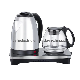  1.8L and 1L Glass Mini Tea Pot Glass Kettle Tray Cordless Electric Kettles Set Tray Glass Teapot