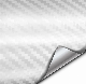 Silver 5D Carbon Fiber Vinyl Car Wrap Film Sticker Air Bubble manufacturer