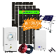  5kw 10 Kw 20kw 30kw Hybrid off Grid Solar Power Panel PV Module System with Batteries for Home House Hot Water Systems