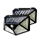  3 Modes 600lm Wide Angle Built in 1200mAh 18650 Battery Garden Lamp Home Products Night Light Motion Sensor 100 2835 SMD LED Solar Powered Wall Light