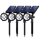  Outdoor Waterproof Landscape Lamp LED Solar Power Garden Light for Pathway Patio Yard Walkway Driveway Path Courtyard Lawn Floodlighting