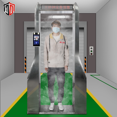Auto Intelligent Body Temperature Measurement Public Places Tunnel Disinfection Gate