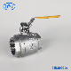 1000wog/1000psi Pn63 CF8 CF8m 304 316 Wcb NPT/BSPT/BSPP Thread End Industrial 2PC Stainless Steel Manual Floating Ball Valve