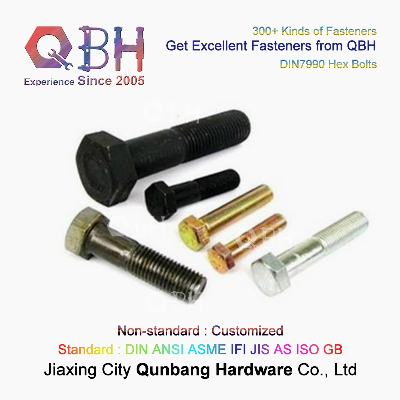 Qbh DIN7990 Hexagon Head Bolts with Steel Structures Bolt and Nuts