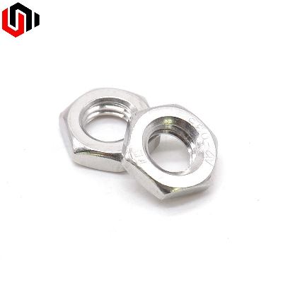 Stainless Steel 304/316 Hardware DIN439 Hexagon Thin Nut Lock Nut Fasteners