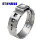  Manufacturer of China Customized and Supplied Stainless Steel Single Ear Endless Hydraulic Air Hose Clamp
