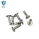  Non-Standard High Quality Nickel Plating Metal Iron Bifurcated Split Rivet for Skiing Boots