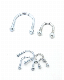  Double U-Bolt Cross U-Shaped Buckle Cross Tube Clip High Quality Pipe Clamps