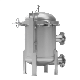  China Manufacturer 205-760L Industrial Stainless Steel Water Filter Housing Flash Open Multi Bag Filter Housing with 3-16 Filter