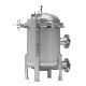  China Manufacturer 205-760L Industrial Stainless Steel Water Filter Housing Flash Open Multi Bag Filter Housing with 3-16 Filter