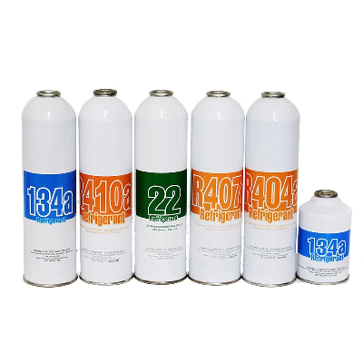 Small Refrigerant Gas USA Cylinder OEM Available Refrigerant Gas Can R407c