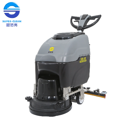 CE Approved Hand Push 18inch Floor Scrubber Dryer Machine with Cable