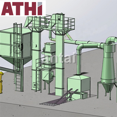 No Bake Furan Phenolic Sodium Silicate Resin Sand Moulding Reclamation Production Line