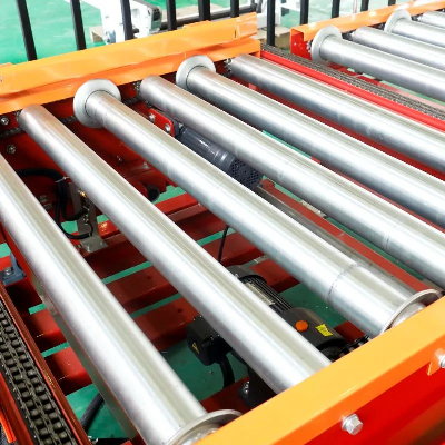 Non-Driven Flexible Roller Conveyor for Production Transport