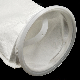 PP PE Nylon Industrial Swimming Pool Hot Melt Plastic Ring Water Filter Bag manufacturer