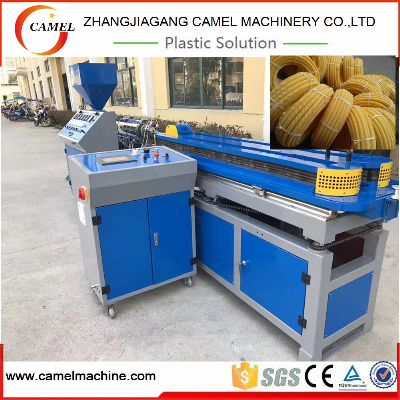 PP PE Plastic Single Wall Corrugated Pipe Production Line