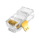 Cat5e RJ45 Modular Plug Connector Network Connector manufacturer