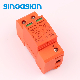  Sinoasian 2p 500V 800V 1000V DC PV Solar 20ka 40ka Surge Protective Device with Lighting Protection