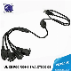  1 to 4 Power Extension Cord Cable 3 Prong Spliter Cable 4 in 1 US Plug AC Power Cord with Switch
