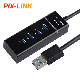  4 Ports 2.0 3.0 USB Hub Splitter High Speed Multi Splitter USB Adapter Expander Cable for Desktop PC Laptop Adapter USB Hub