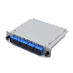  Premium FTTH Cassette Type Fiber Optic PLC Splitter 1*8 SC/PC 09mm with Excellent Uniformity & Reliability
