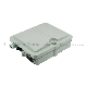  Outdoor ABS Plastic 12 Core FTTH Access Fiber Optic Distribution Box ODF with Sc Adaptor