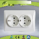  CE ROHS TUV European EU standard PC material 16A Double German Schuko Wall Socket