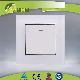  EU standard 86 Type Tempered Glass 1 gang 1 way switch with LED