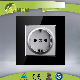  TUV CE Certified EU Standard Toughened Glass material European German Schuko Electrical wall sockets