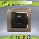  86 type EU standard 2.1A double USB outlet flush mounted electric home use USB wall socket