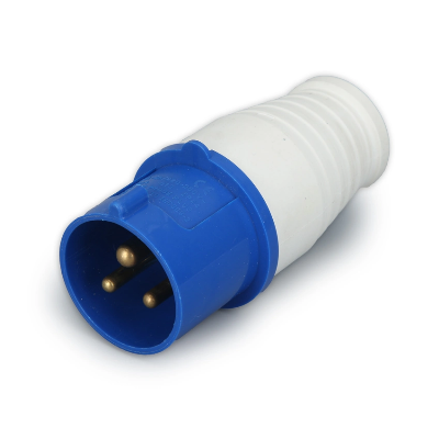 Straight Plug 16A 2p+E 250V 6h IP44