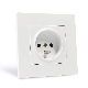  PC Panel White Gold Black Grey Color Power French Socket
