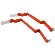  Custom Battery Energy Storage Connector 120A Quick Plug Terminal Flame Retardant Orange New Energy Storage Connector