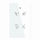  Smart Wireless WiFi RF433 Remote Control Glass Panel Fan Light Switch/Fan Lamp Switch Compatible with Alexa/Googlehome/Ifttt