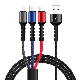  One to Three Data Cable 6A Fast Charging Cable Suitable for Huawei 66W Four in One Intelligent Flash Charging Super Fast Chargin