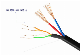  Connector Hybrid 2 Core Power Cable CCTV Video Audio Siamese Security Coaxial Cable Hybrid Cable