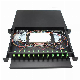  1u Sc/LC/FC/St MPO Connector Jack Rack Mount Splitter Steel Optical Fiber Box Distribution Frame Termination Box /ODF/Patch Panel with Splice/Splicing Tray Box