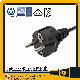  Europe VDE Approval EU 16A 250V AC Power Cord Straight Schuko Plug