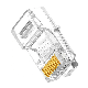  RJ45 CAT6 Cat7 Cat8 Cat5e Connecter Network Gold Plated Plug Ethernet Connector 8p8c Modular Plug
