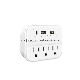  3 Outlet Surge Protector, Multi Plug Outlet Extender Power Strip, 300j Wall Mount Adapter Tap Extender, 1875W Plug in Portable Travel Size for Indoor, Office