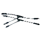  Factory Supply Top Hengda Solar PV Cable Connector 2 in 1 Branch Y Type Adaptor Parallef Male Femal Mc4 Wire Connectors for Solar Panel system