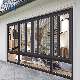  Bronze Color Sliding PVC and Aluminum Windows Tall Sliding Open Glass Windows Doors