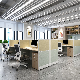  Factory Wholesale Cubicle Workstation Modular 4 Person Desk Modern Office Partitions