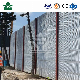 Zhongtai Outdoor Sound Barrier China Manufacturing Construction Safety Fence Color Steel Plate Material Sound Barrier for Construction Sites manufacturer