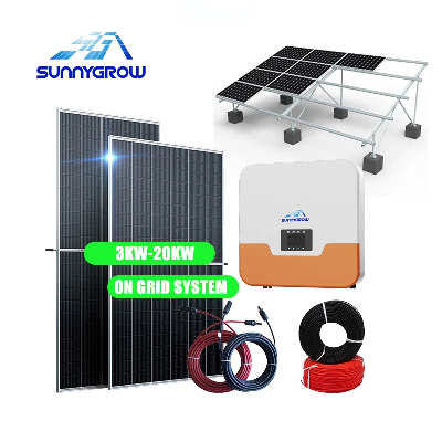 Customized Service Home Lighting on Grid Solar Energy Storage System