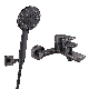  Huadiao 2021 Bathroom Modern Exposed Single Handle Bath Tub Mixer Shower Faucet Tub Black Faucet