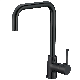 Pull out Spray Brass Kitchen Faucet Sink Mixer Matt Black Color Plated Hj-82h33-MB manufacturer