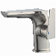 China Factory New Design Brass Basin Mixer Bathroom Faucet Brush Nickel Plated Hj-81h44-Bn manufacturer