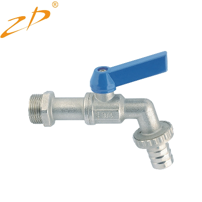 1/2"-1" Nickel Plated Fogred Brass OEM/ODM Aluminium Handle Bibcock