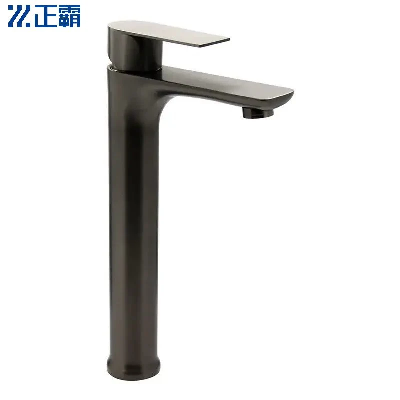Zb6131 Gun Gray Modern 304 Stainless Steel Bathroom Basin Faucet